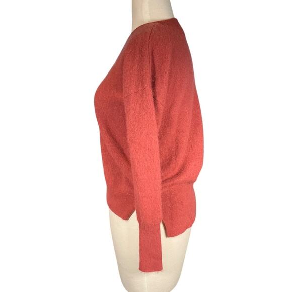 Tahari 100% Cashmere Sweater Women’s Small Soft Crewneck Rose Pink 2-Ply Luxury - Picture 3 of 10
